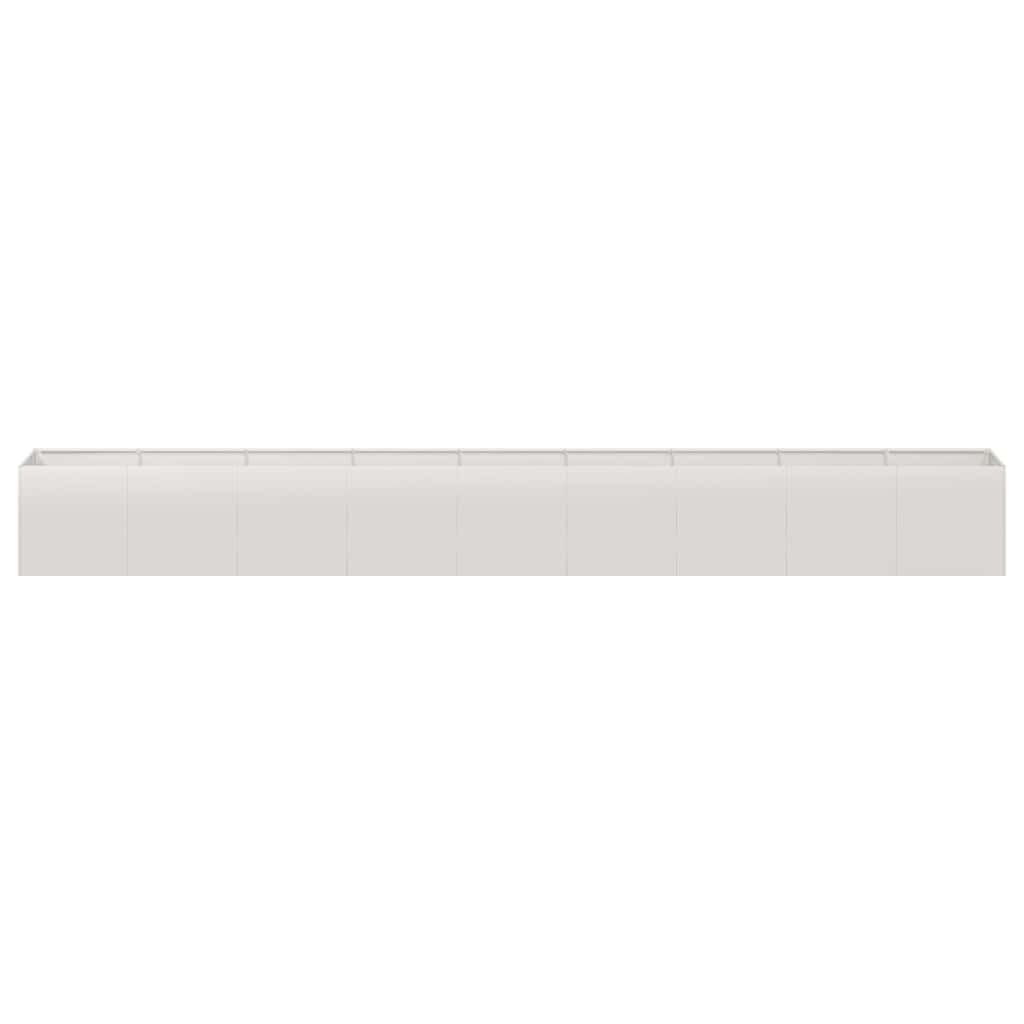 Roestvrijstalen plantenbak 360x40x40cm - 55% Korting