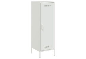 Hoge Kast Staal Wit 36x39x113 cm - 34% Korting