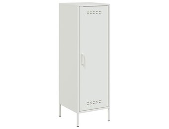 Hoge Kast Staal Wit 36x39x113 cm - 34% Korting