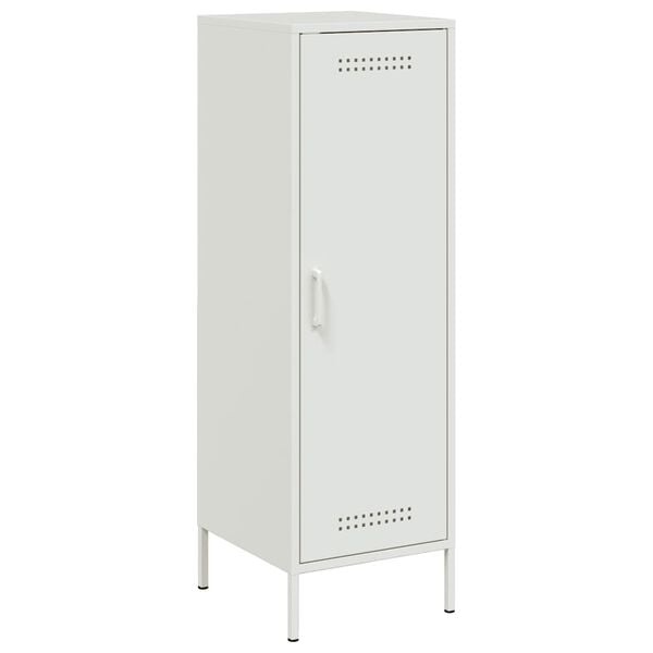 Hoge Kast Staal Wit 36x39x113 cm - 34% Korting