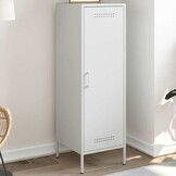 Hoge Kast Staal Wit 36x39x113 cm - 34% Korting