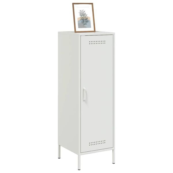 Hoge Kast Staal Wit 36x39x113 cm - 34% Korting