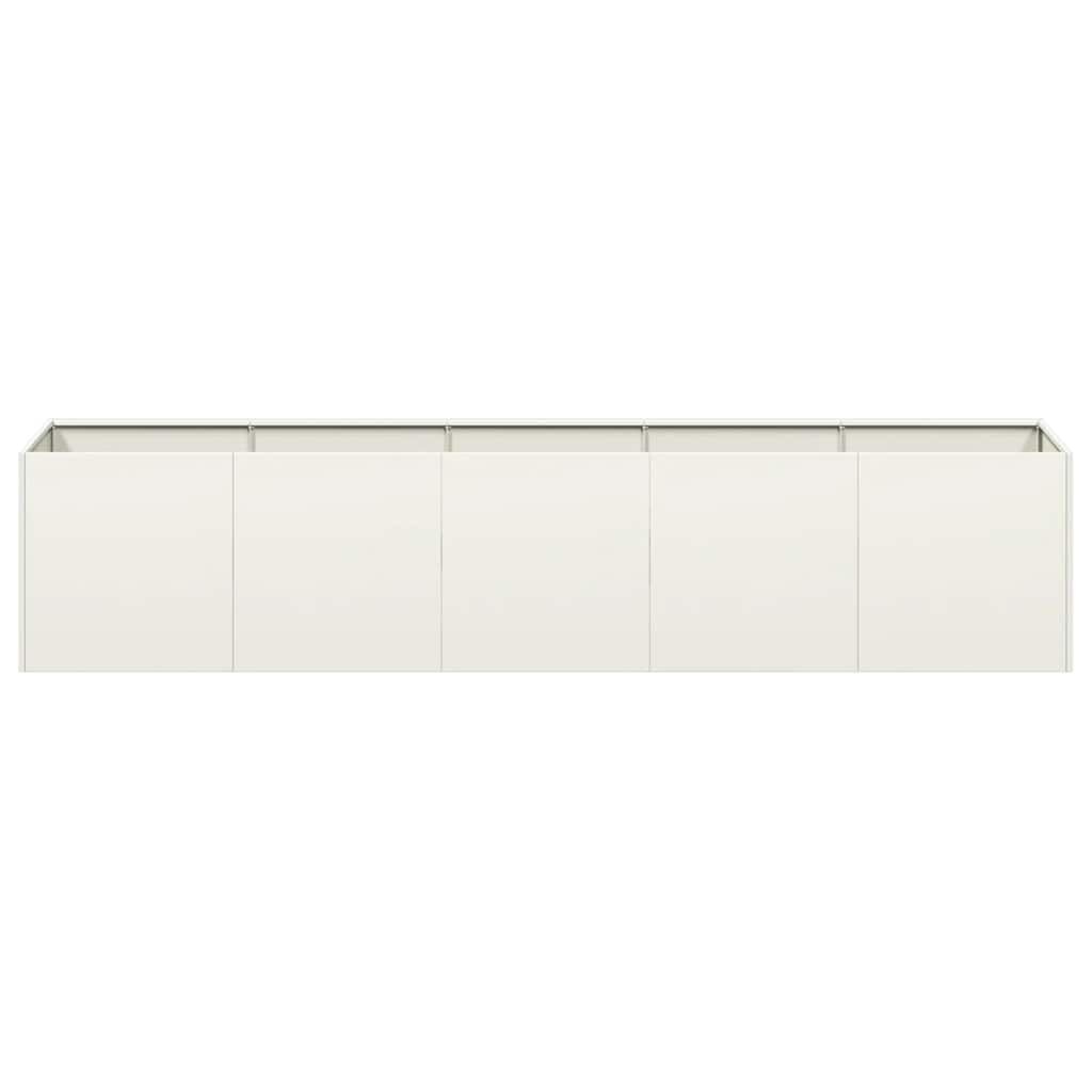 Plantenbak Staal Wit 40x40x40 cm - 29% Korting