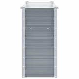 Verhoogde Plantenbak van Staal - 160x40x77 cm Grijs - 34% Korting!