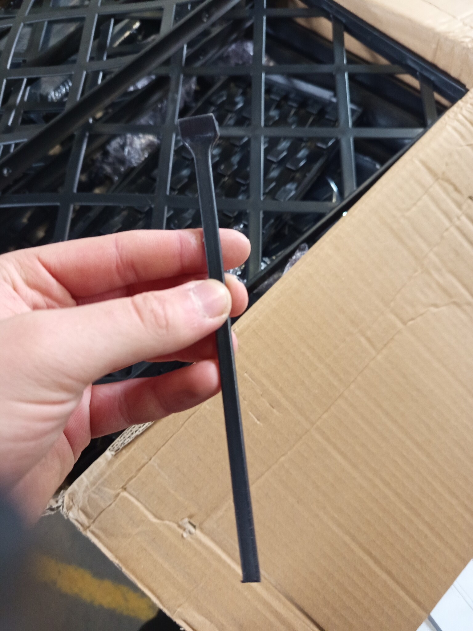 Plantenbak met latwerk Zwart 120cm - 54% Korting