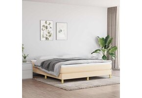 Boxspring Bed Crèmekleurig 180x200 cm - 34% Korting