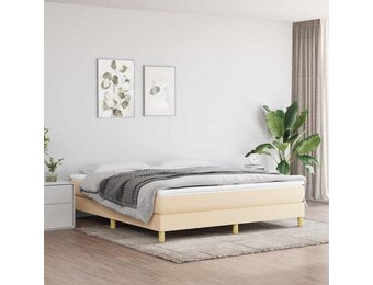 Boxspring Bed Crèmekleurig 180x200 cm - 34% Korting