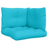 VidaXL Palletkussens Set 3x Oxford Stof Turquoise - 53% Korting