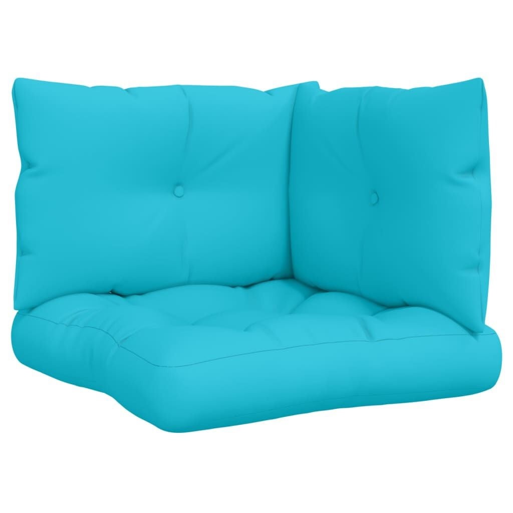 VidaXL Palletkussens Set 3x Oxford Stof Turquoise - 53% Korting