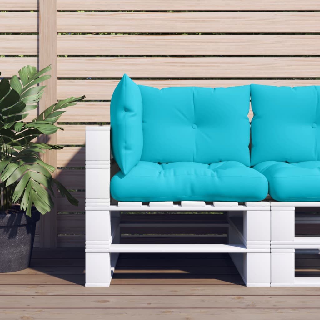 VidaXL Palletkussens Set 3x Oxford Stof Turquoise - 53% Korting