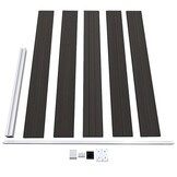vidaXL Schuttingpaneel 175x105 cm Zwart - 35% Korting