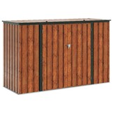 Bruine Stalen Tuinopbergbox 214x82x132 cm - 55% Korting