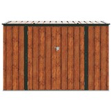 Bruine Stalen Tuinopbergbox 214x82x132 cm - 55% Korting