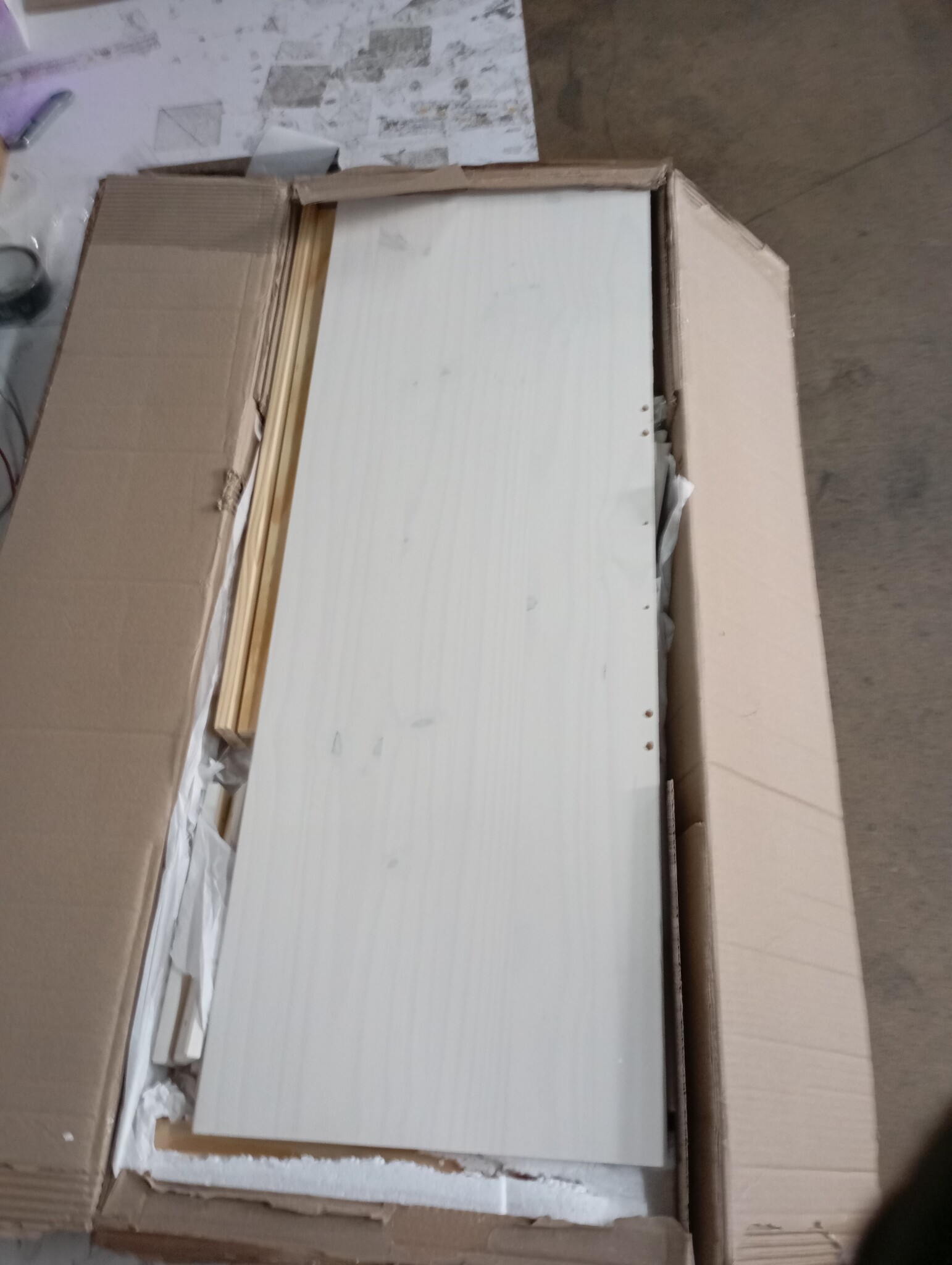 vidaXL Dressoir BODO Grenenhout Wit - 55% Korting