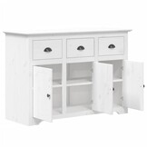 vidaXL Dressoir BODO Grenenhout Wit - 55% Korting