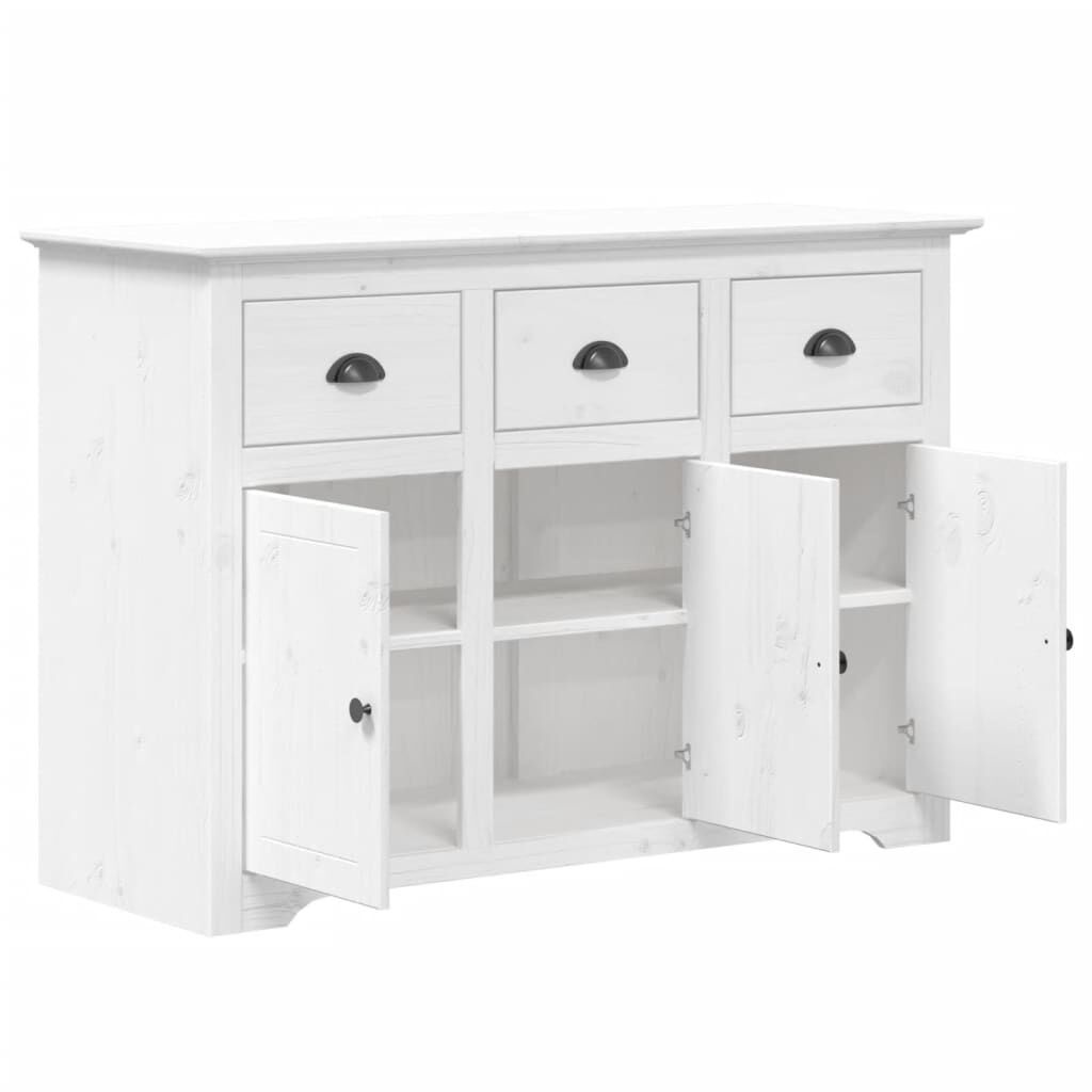 vidaXL Dressoir BODO Grenenhout Wit - 55% Korting