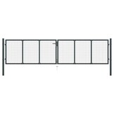 Gegalvaniseerd Stalen Gaaspoort 400x150 cm - 35% Korting!