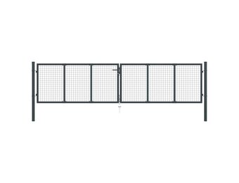 Gegalvaniseerd Stalen Gaaspoort 400x150 cm - 35% Korting!