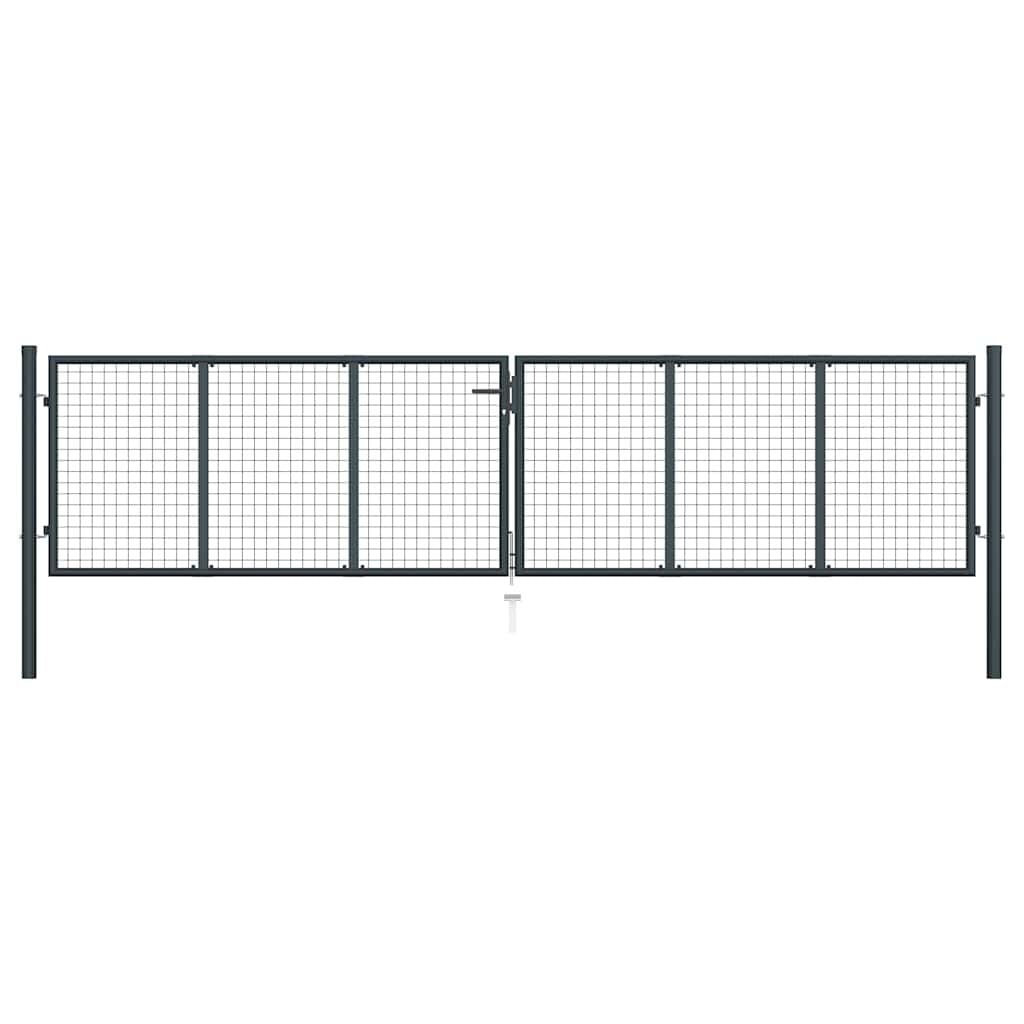 Gegalvaniseerd Stalen Gaaspoort 400x150 cm - 35% Korting!