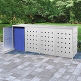 Containerberging Roestvrij Staal - Ruimte voor 4x 240L Bakken - 35% Korting!