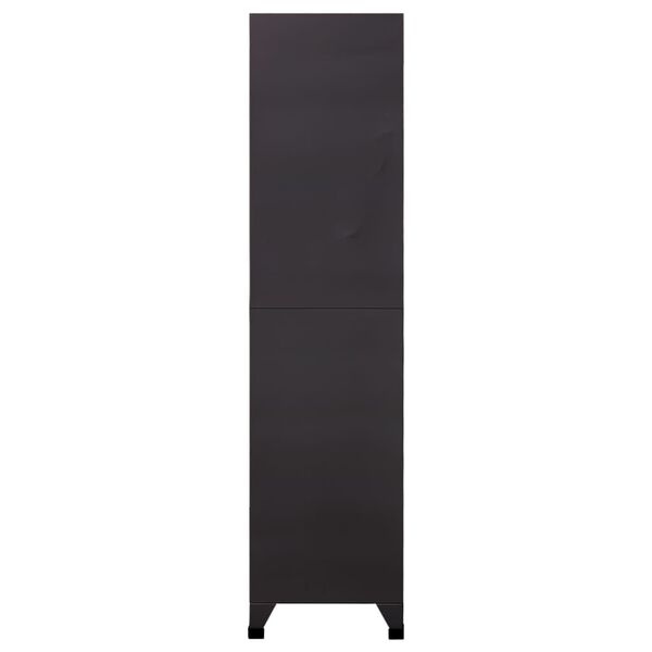 Lockerkast Staal Antraciet/Rood 90x45x180 cm - 35% Korting