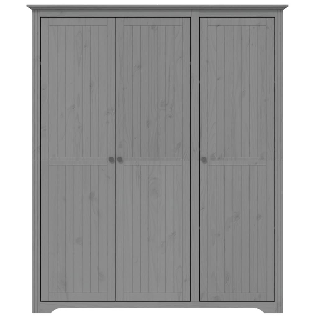 VidaXL Kledingkast BODO Grenenhout Grijs - 35% Korting