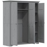 VidaXL Kledingkast BODO Grenenhout Grijs - 35% Korting