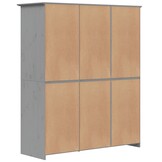 VidaXL Kledingkast BODO Grenenhout Grijs - 35% Korting