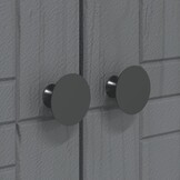 VidaXL Kledingkast BODO Grenenhout Grijs - 35% Korting