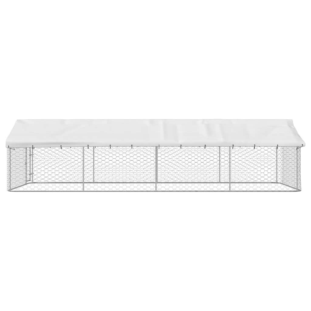 Ruime Hondenkennel Buiten met Dak - 600x300x150 cm - 35% Korting