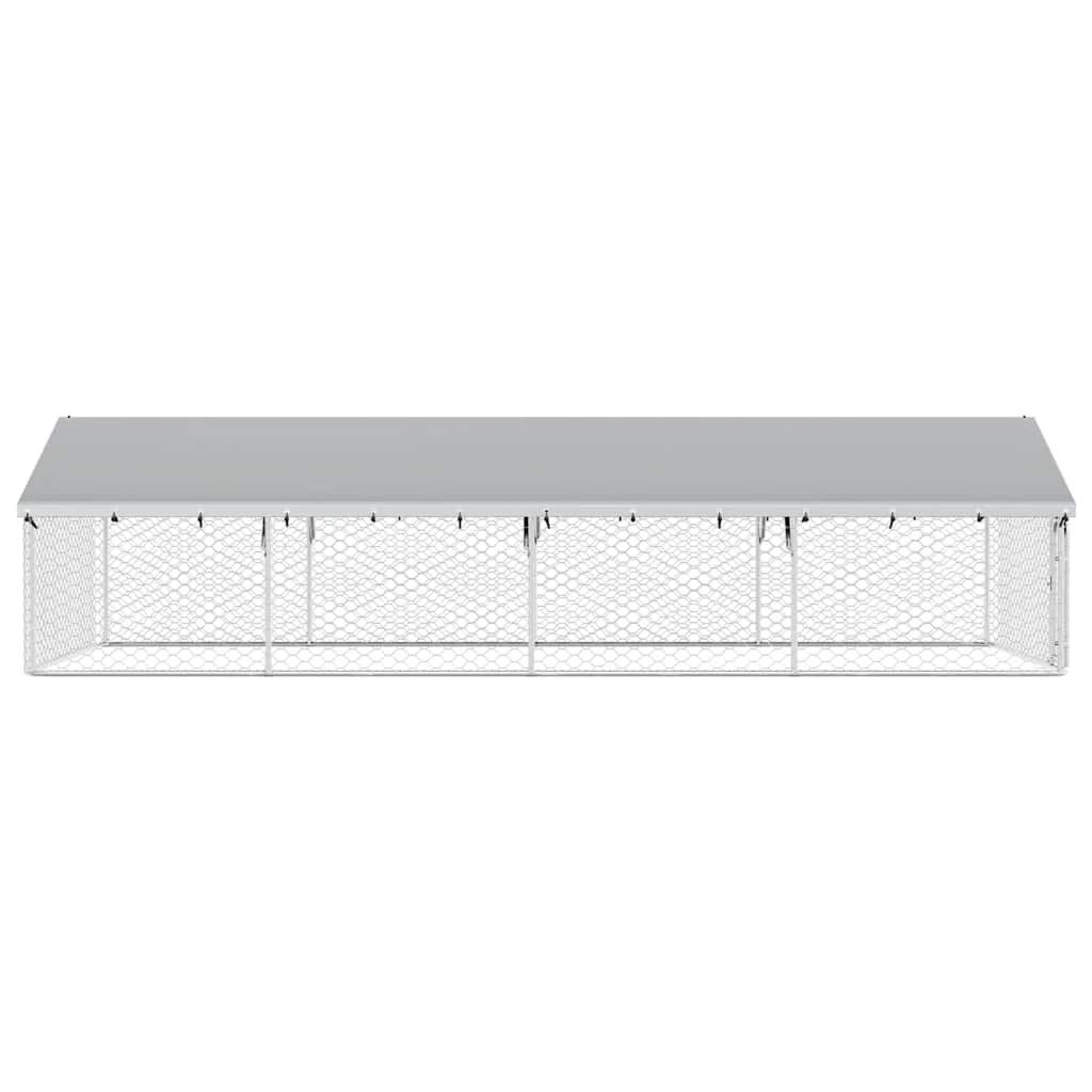 Ruime Hondenkennel Buiten met Dak - 600x300x150 cm - 35% Korting