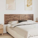 vidaXL Bed Hoofdbord Naturel Massief Teakhout