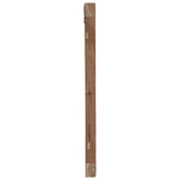 vidaXL Bed Hoofdbord Naturel Massief Teakhout