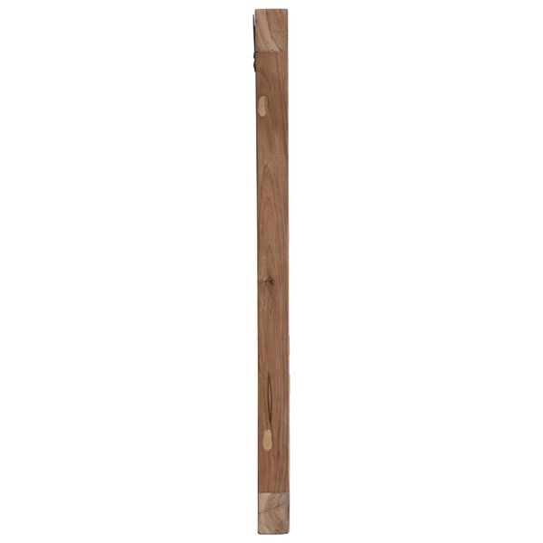 vidaXL Bed Hoofdbord Naturel Massief Teakhout