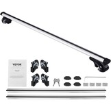 Dakdragers Universeel voor SUV's, Sedans & Bestelwagens met verhoogde zijrails | 120 cm Aluminium | 90 kg draagvermogen | Verstelbaar met sloten