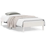 Massief Houten Bedframe Wit 140x200cm met 60% Korting