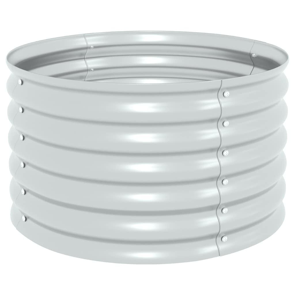 Verhoogde Plantenbak van Gegalvaniseerd Staal - 80x80x44 cm - 34% Korting!