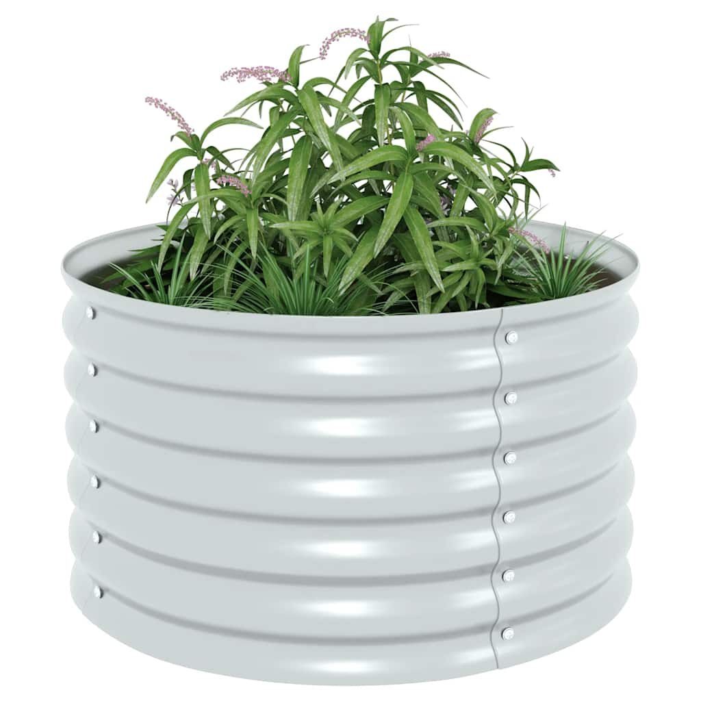 Verhoogde Plantenbak van Gegalvaniseerd Staal - 80x80x44 cm - 34% Korting!