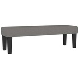 vidaXL Bankje 100x30x30 cm stof donkergrijs