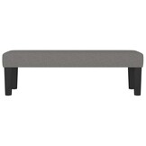 vidaXL Bankje 100x30x30 cm stof donkergrijs