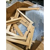 Eetkamerstoelen KITO - set van 6 eettafel stoelen - grijs