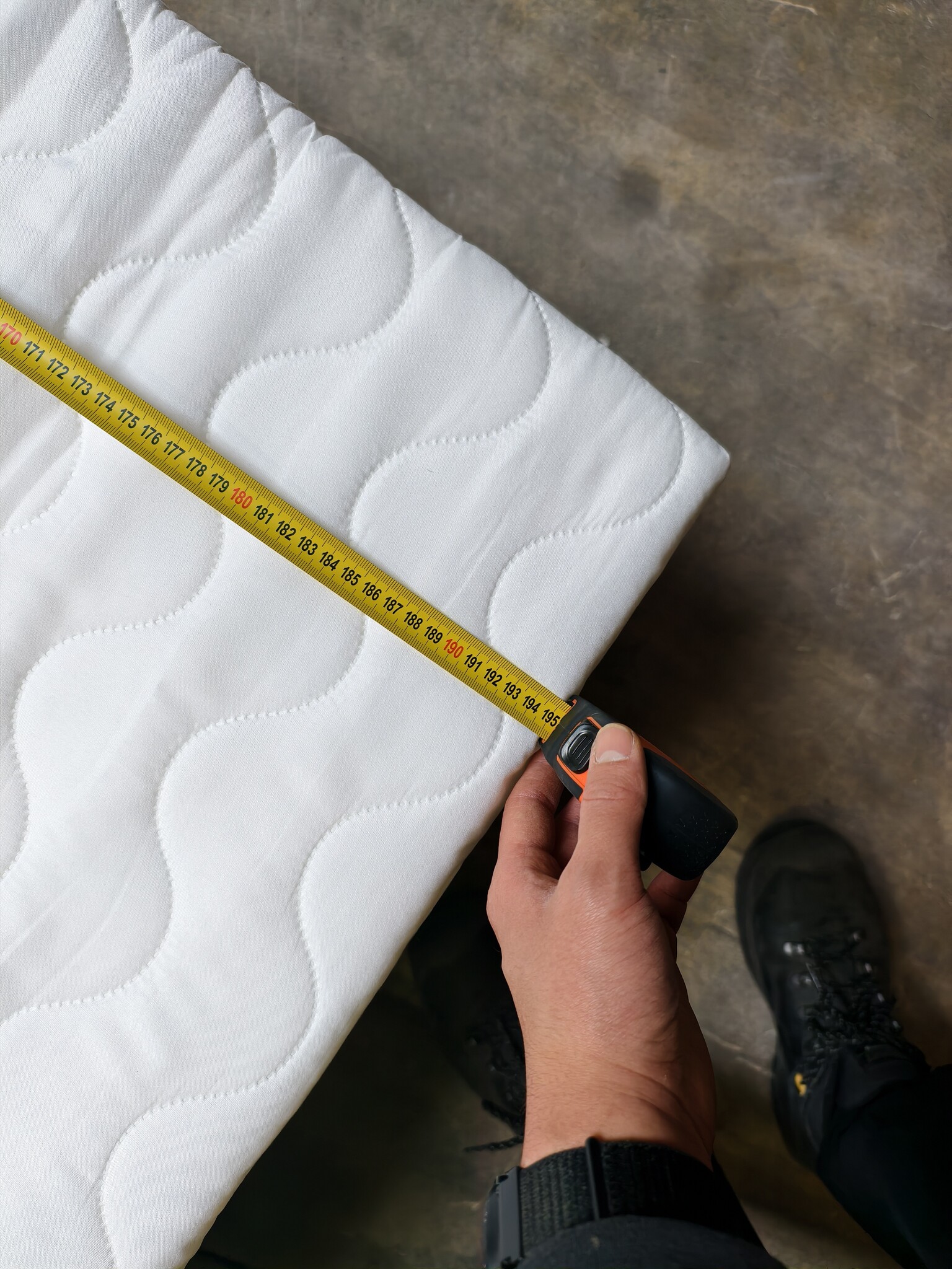 Matras 90x200 cm - 7 cm dik - koudschuim t130/150