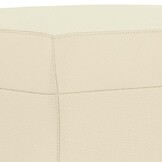 Voetenbank Kunstleer Crèmekleurig 60x50x41 cm - 57% Korting