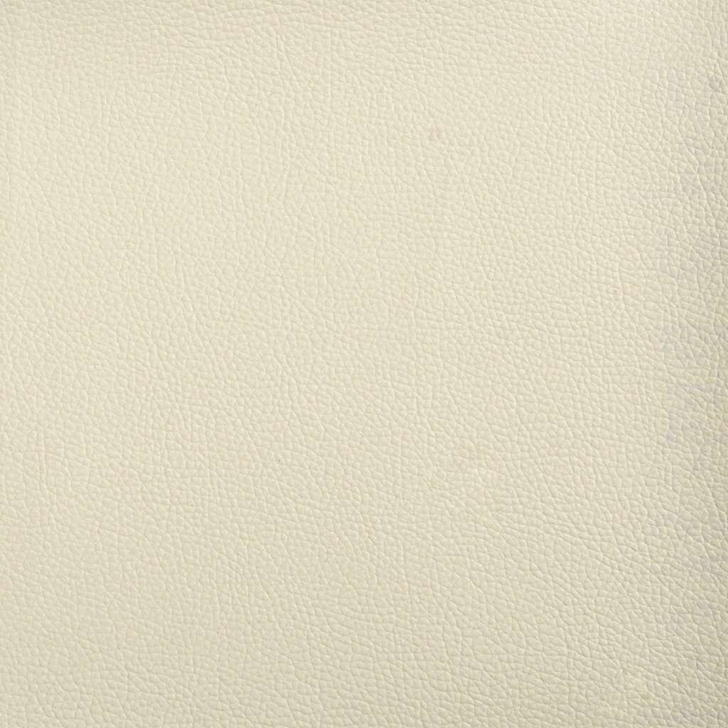 Voetenbank Kunstleer Crèmekleurig 60x50x41 cm - 57% Korting
