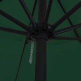 vidaXL Tuinparasol Zwart 395 x 395 x 245 cm Polyester, Staal