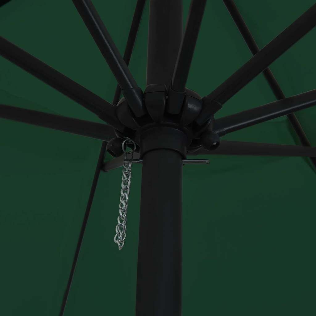 vidaXL Tuinparasol Zwart 395 x 395 x 245 cm Polyester, Staal