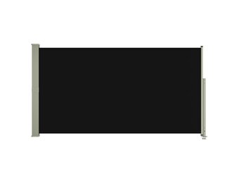vidaXL Tuinscherm uittrekbaar 160x300 cm zwart
