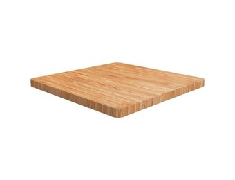 vidaXL Tafelblad vierkant 70x70x4cm massief eiken lichtbruin