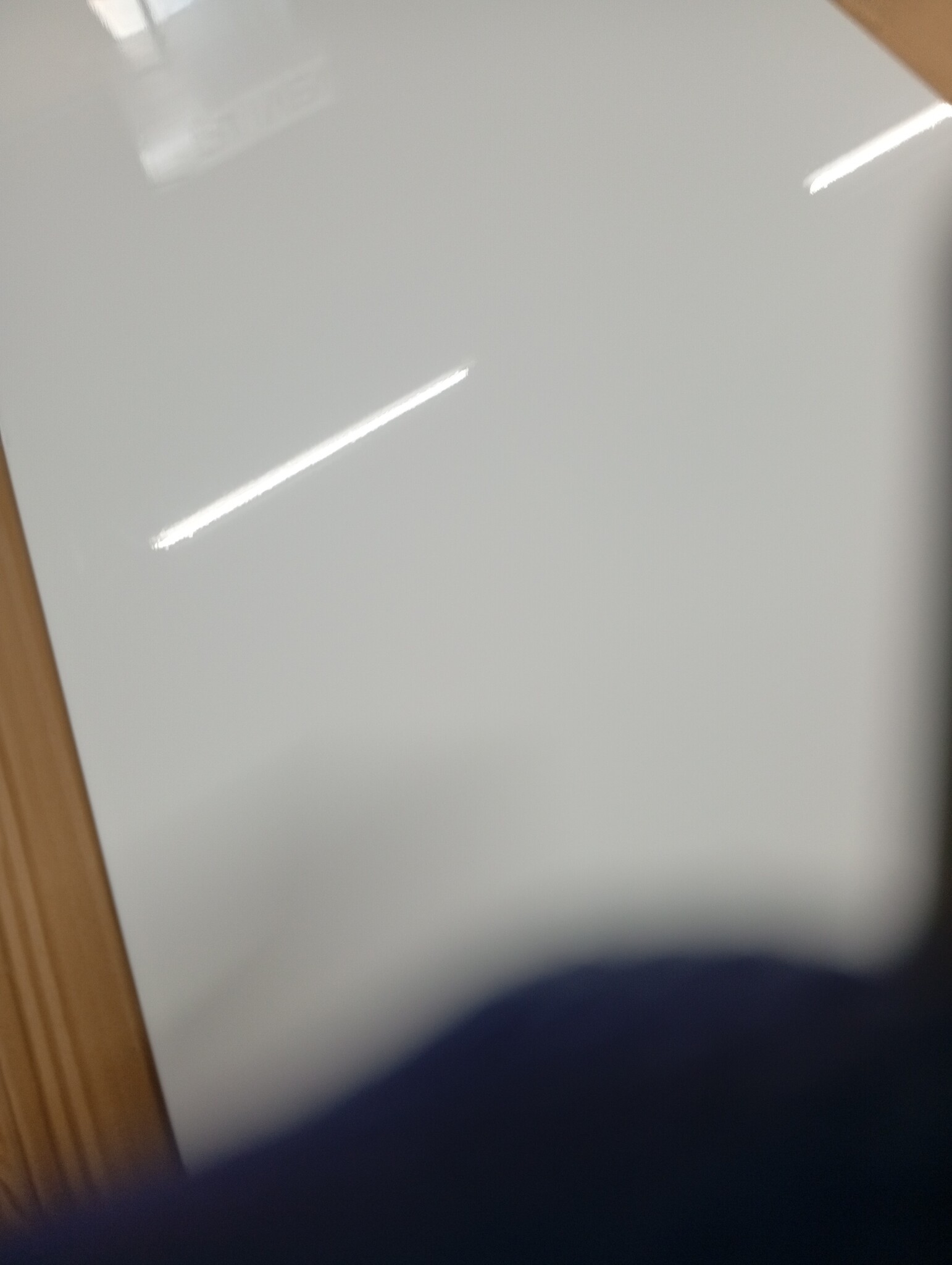 vidaXL Spatscherm keuken 90x50 cm gehard glas melkwit