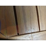 vidaXL Tafelblad rond 2,5 cm 90 cm massief teakhout